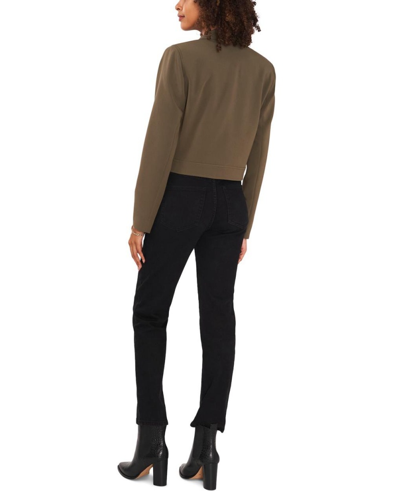Vince Camuto Cropped Peak-Lapel Blejzer Damske Svetlo Olivovo Zelená | KAHD-93460