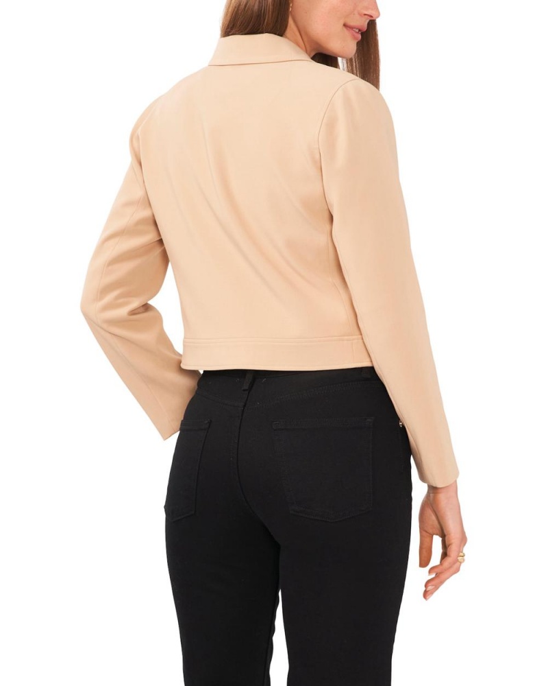 Vince Camuto Cropped Peak-Lapel Blejzer Damske Hnedožltý | BDZP-73609