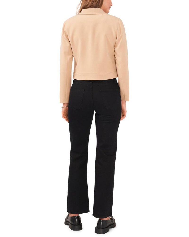 Vince Camuto Cropped Peak-Lapel Blejzer Damske Hnedožltý | BDZP-73609