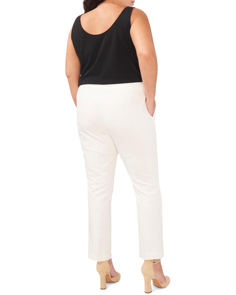 Vince Camuto Cropped (Plus Size) Nohavice Damske Biele | JHXG-47381