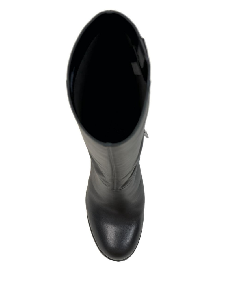 Vince Camuto Crutinie Extra Siroke Topanky-Calf Čižmy Nad Kolená Damske Čierne | NJRZ-17825