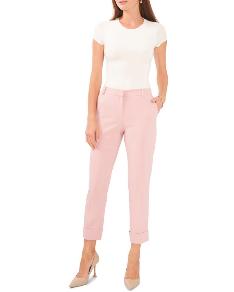 Vince Camuto Cuffed-Front Nohavice Damske Ruzove | HBPW-89023