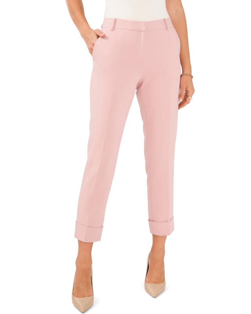 Vince Camuto Cuffed-Front Nohavice Damske Ruzove | HBPW-89023