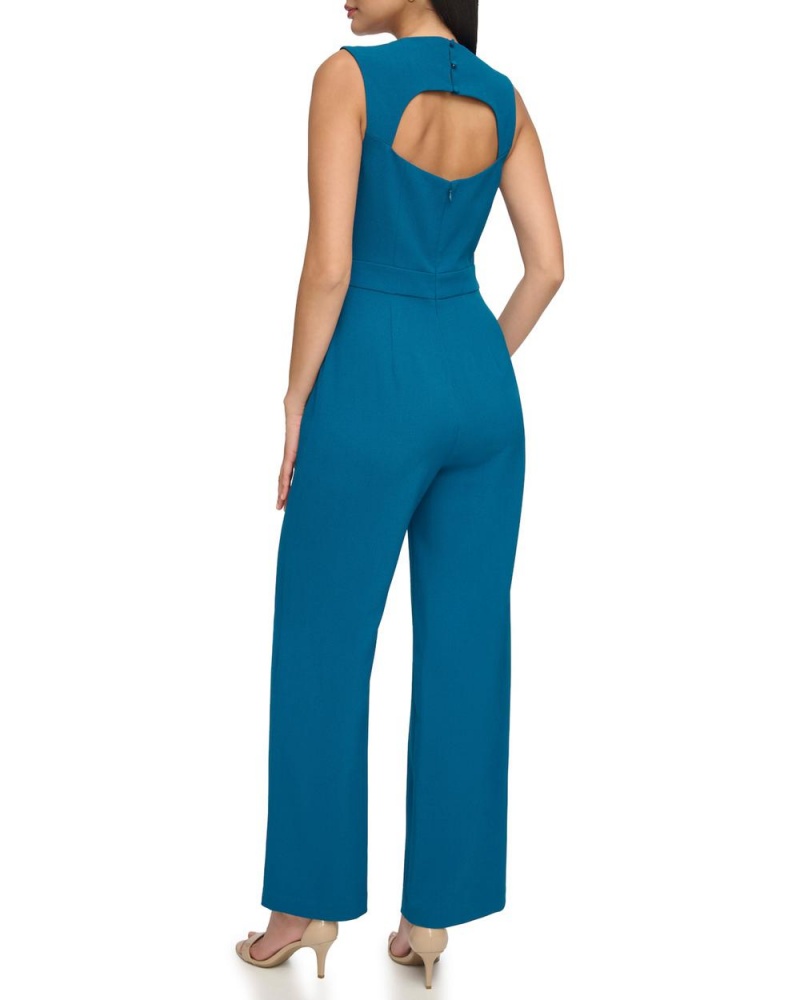 Vince Camuto Cutout-Back Rovno-Leg Kombineza Damske Modre Tyrkysový | VJMA-90867