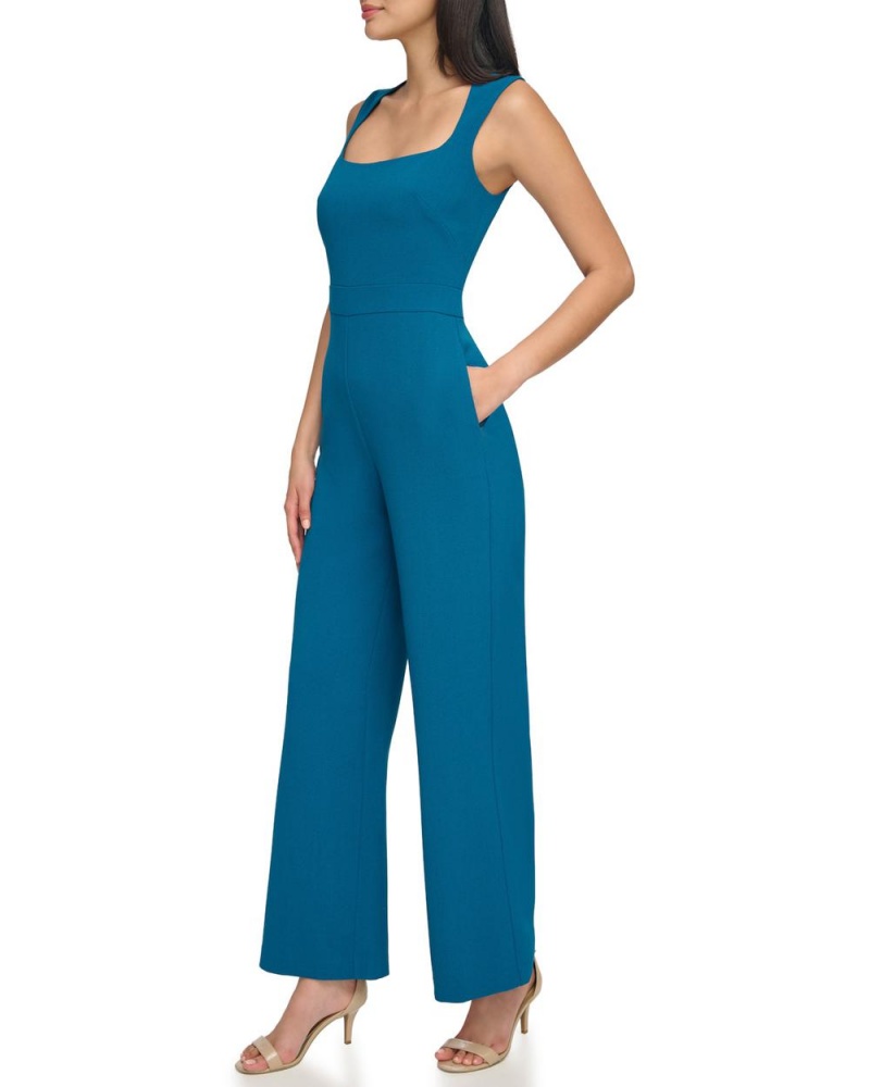 Vince Camuto Cutout-Back Rovno-Leg Kombineza Damske Modre Tyrkysový | VJMA-90867
