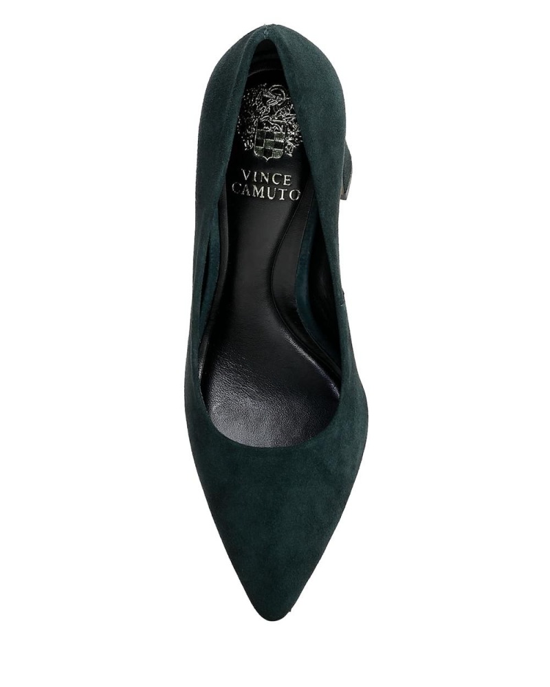 Vince Camuto Dalmanara Podpätky Damske Evergreen Suede | HSXD-81397