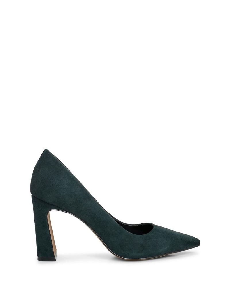 Vince Camuto Dalmanara Podpätky Damske Evergreen Suede | HSXD-81397
