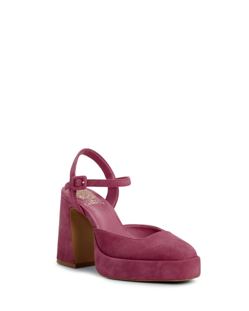 Vince Camuto Dede Platforme By Up Buttercup Topanky Na Platforme Damske Ruzove | MBEG-19867