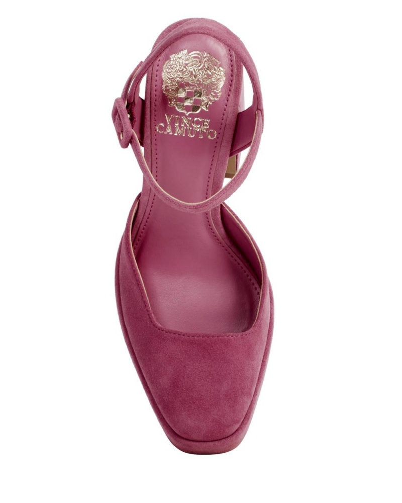 Vince Camuto Dede Platforme By Up Buttercup Topanky Na Platforme Damske Ruzove | MBEG-19867