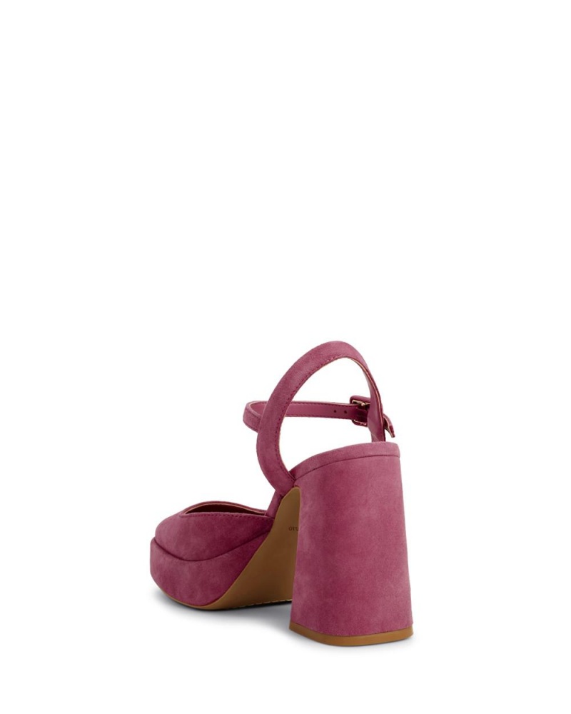 Vince Camuto Dede Platforme By Up Buttercup Topanky Na Platforme Damske Ruzove | MBEG-19867