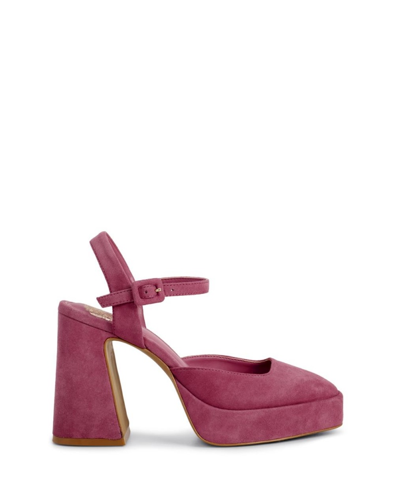 Vince Camuto Dede Platforme By Up Buttercup Topanky Na Platforme Damske Ruzove | MBEG-19867