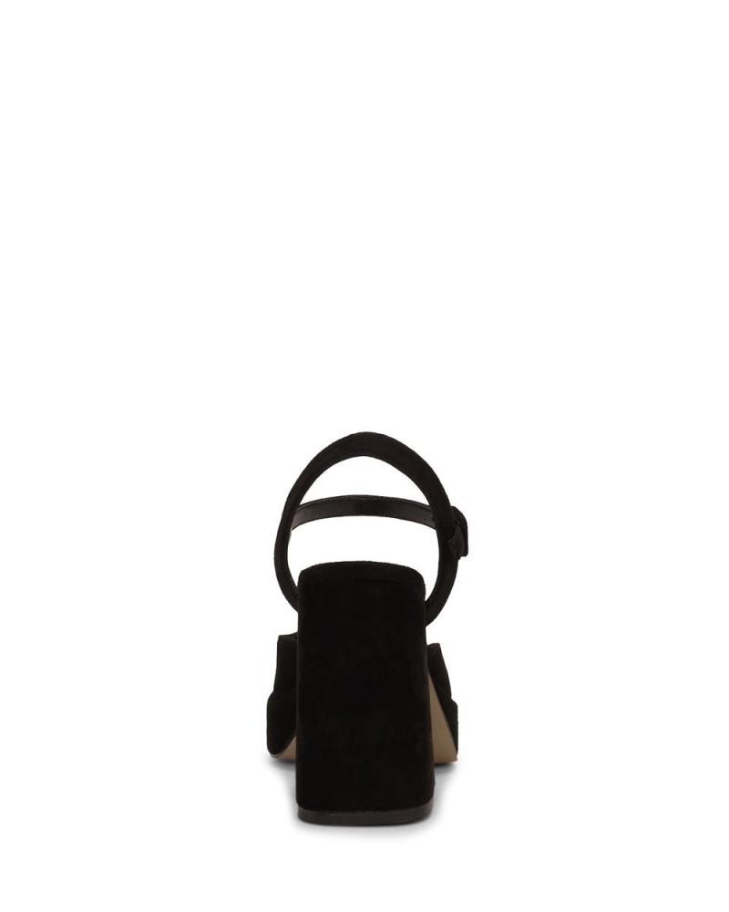 Vince Camuto Dede Platforme By Up Buttercup Topanky Na Platforme Damske Čierne | TZNJ-52491