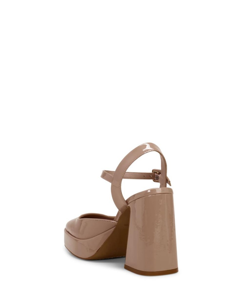 Vince Camuto Dede Platforme By Up Buttercup Topanky Na Platforme Damske Koralove Tmavo | KGDC-53409
