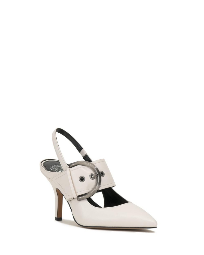 Vince Camuto Desimmy Podpätky Damske Krém Biele | PHIY-07421