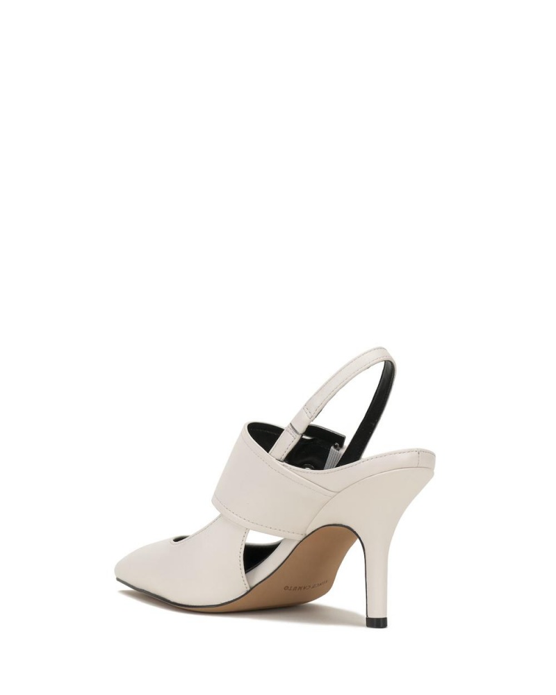 Vince Camuto Desimmy Podpätky Damske Krém Biele | PHIY-07421