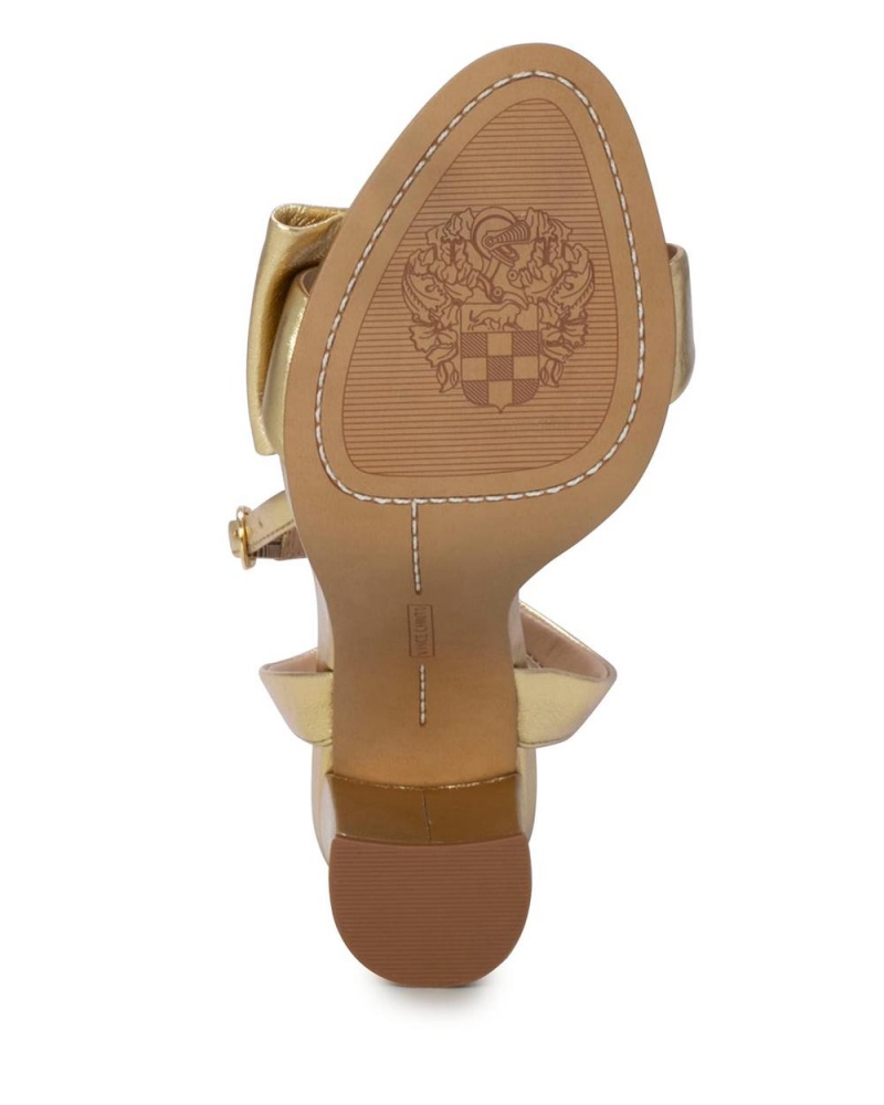 Vince Camuto Dominik Sandale Damske Zlate | LUGS-71280