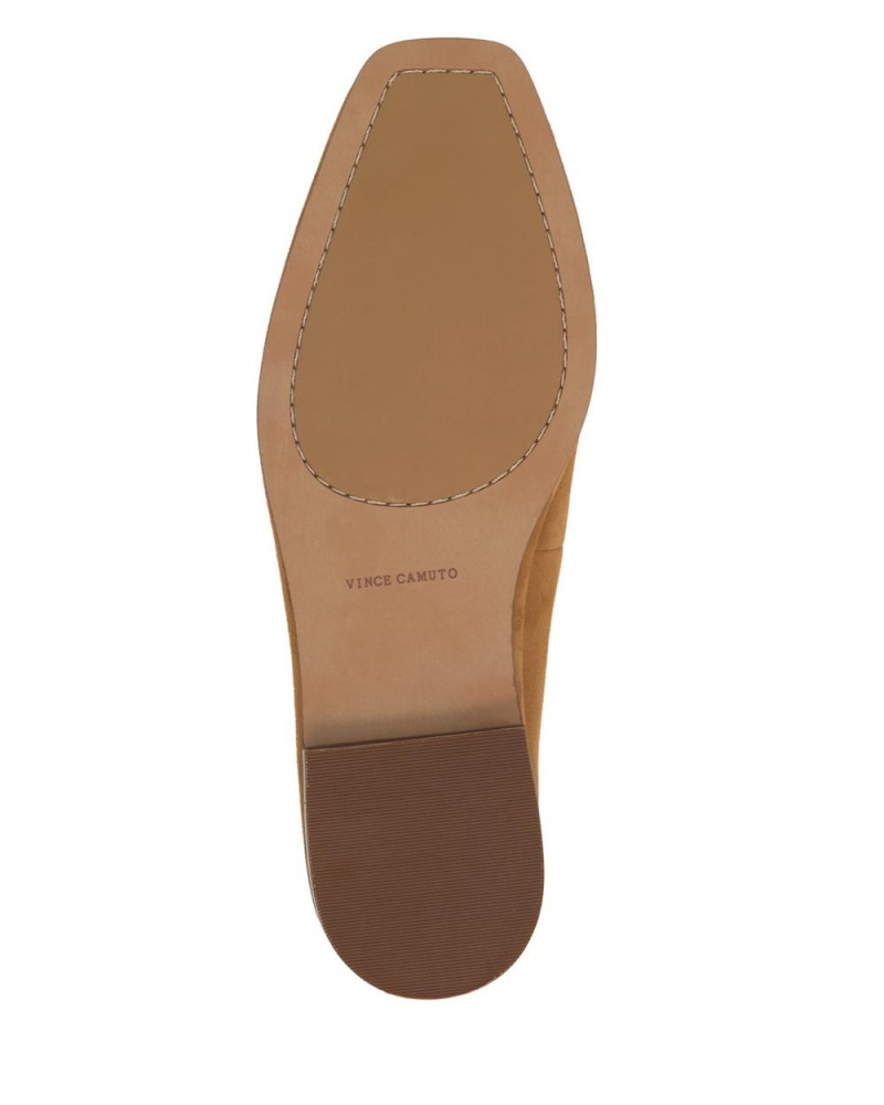 Vince Camuto Drananda Mokasiny Damske Golden Rod Suede | KMOY-17486