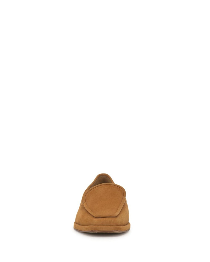 Vince Camuto Drananda Mokasiny Damske Golden Rod Suede | KMOY-17486
