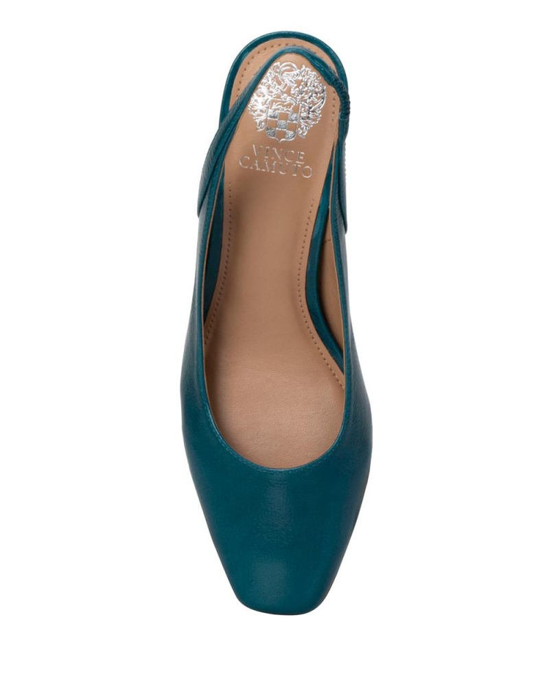 Vince Camuto Elaine Slingback Podpätky Damske Zelene Tmavo | ATDE-52931