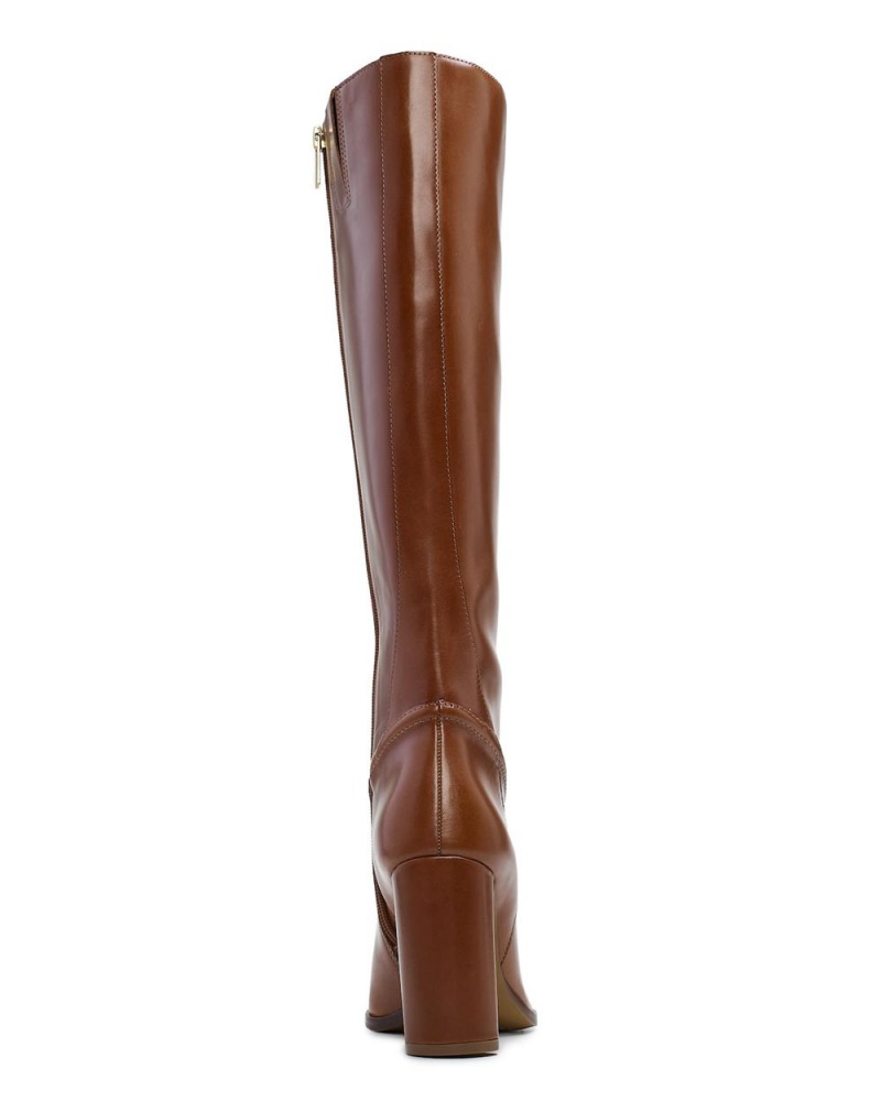 Vince Camuto Evangee Vysoke Cizmy Damske Hnede | XRBU-70642