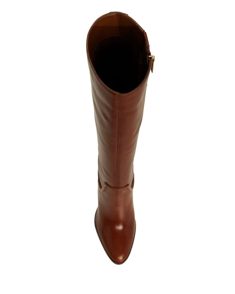 Vince Camuto Evangee Vysoke Cizmy Damske Hnede | XRBU-70642
