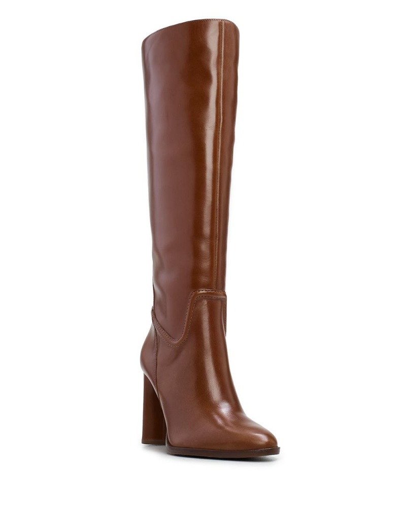 Vince Camuto Evangee Vysoke Cizmy Damske Hnede | XRBU-70642