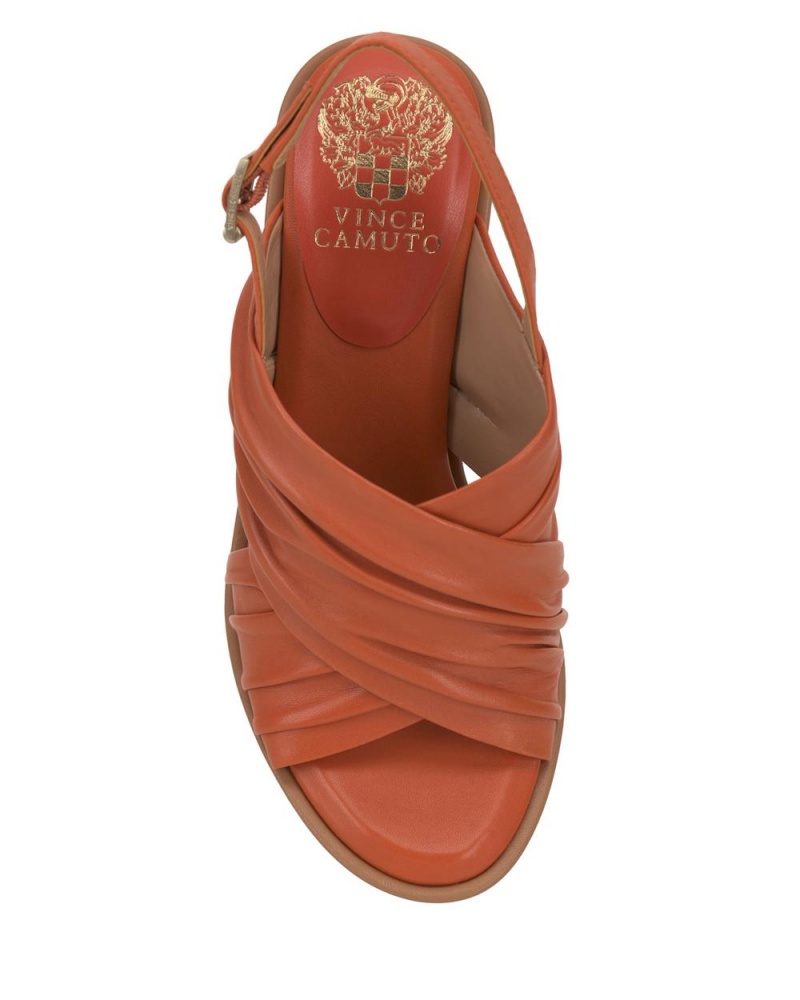 Vince Camuto Fencheli Podpätky Damske Koralove Marhule | CFBP-34286