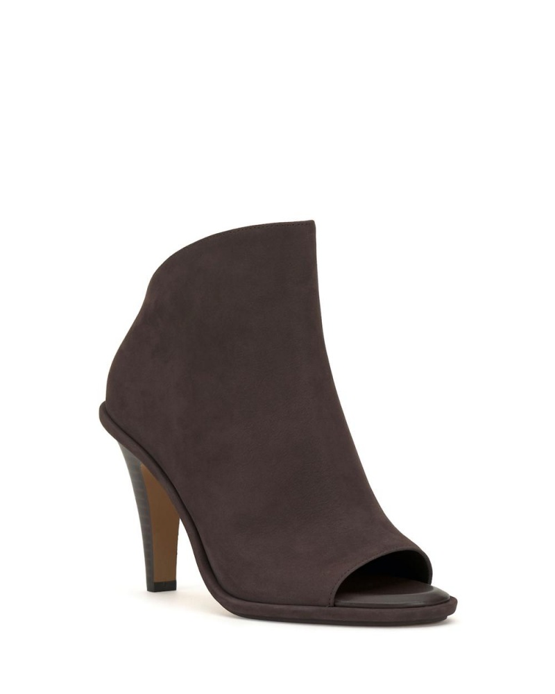 Vince Camuto Finndaya Peep-Spicou Kotnikove Topanky Damske Hnede | CQYU-26049