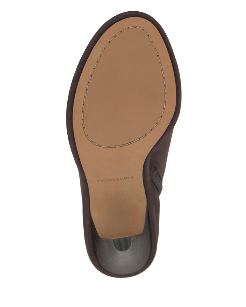 Vince Camuto Finndaya Peep-Spicou Kotnikove Topanky Damske Hnede | CQYU-26049