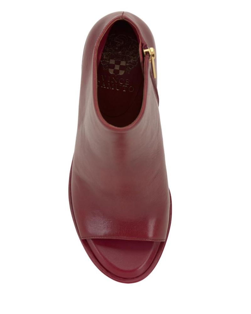 Vince Camuto Finndaya Peep-Spicou Kotnikove Topanky Damske Červené | CTEY-37856