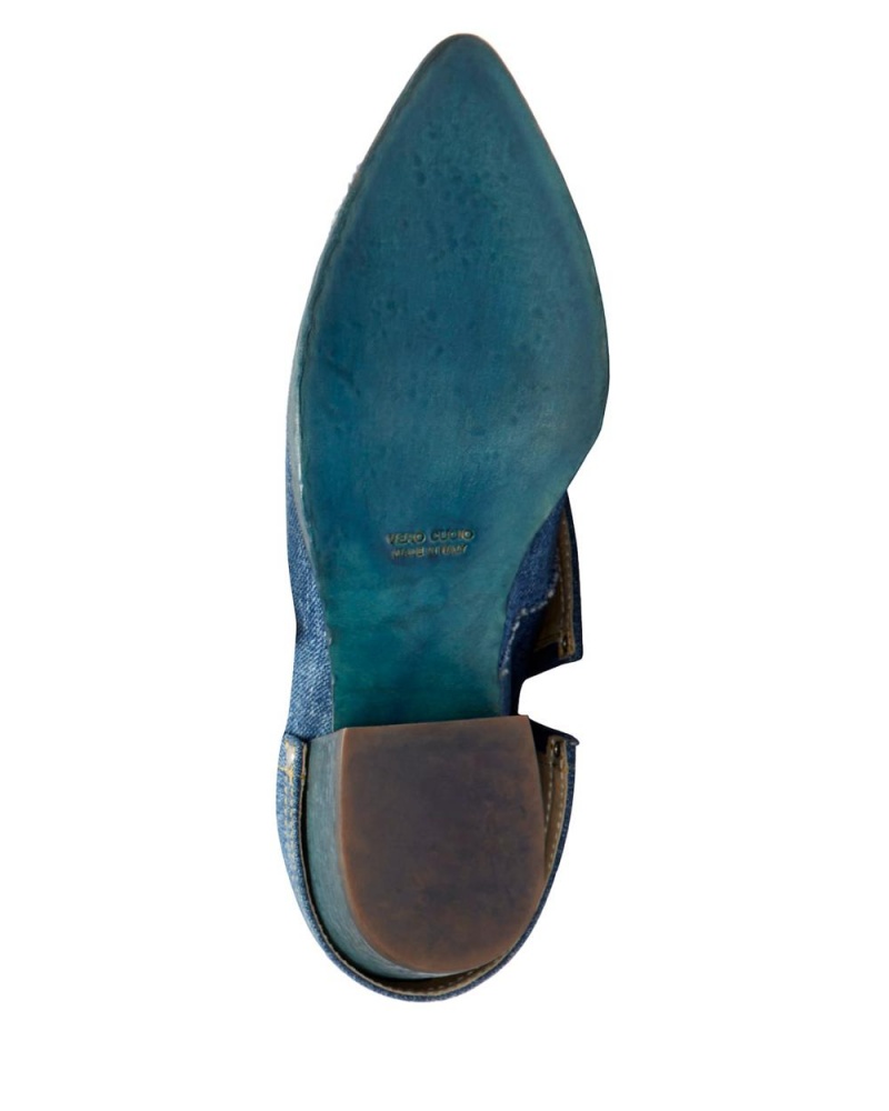 Vince Camuto Franns Kozene Cizmy Damske Modre | TCPU-67549