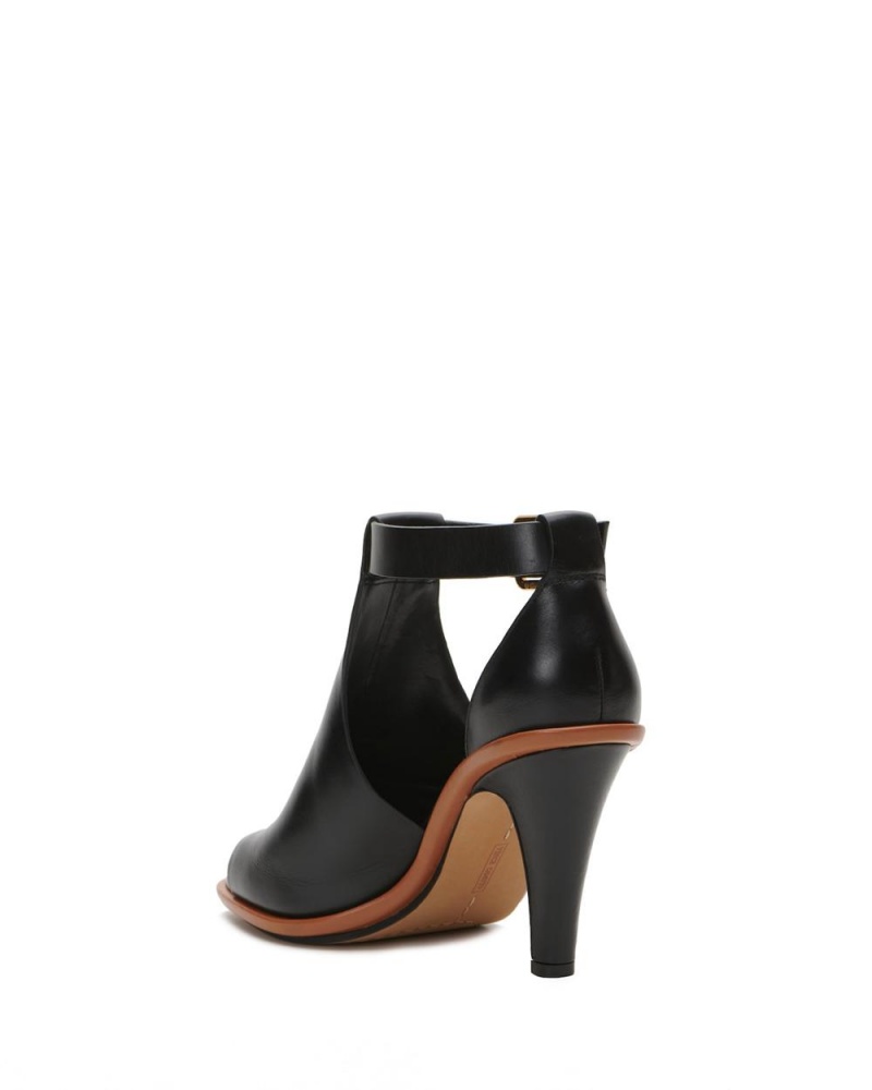Vince Camuto Frasper Peep Spicou Shootie Sandale Damske Čierne | HBFT-23569