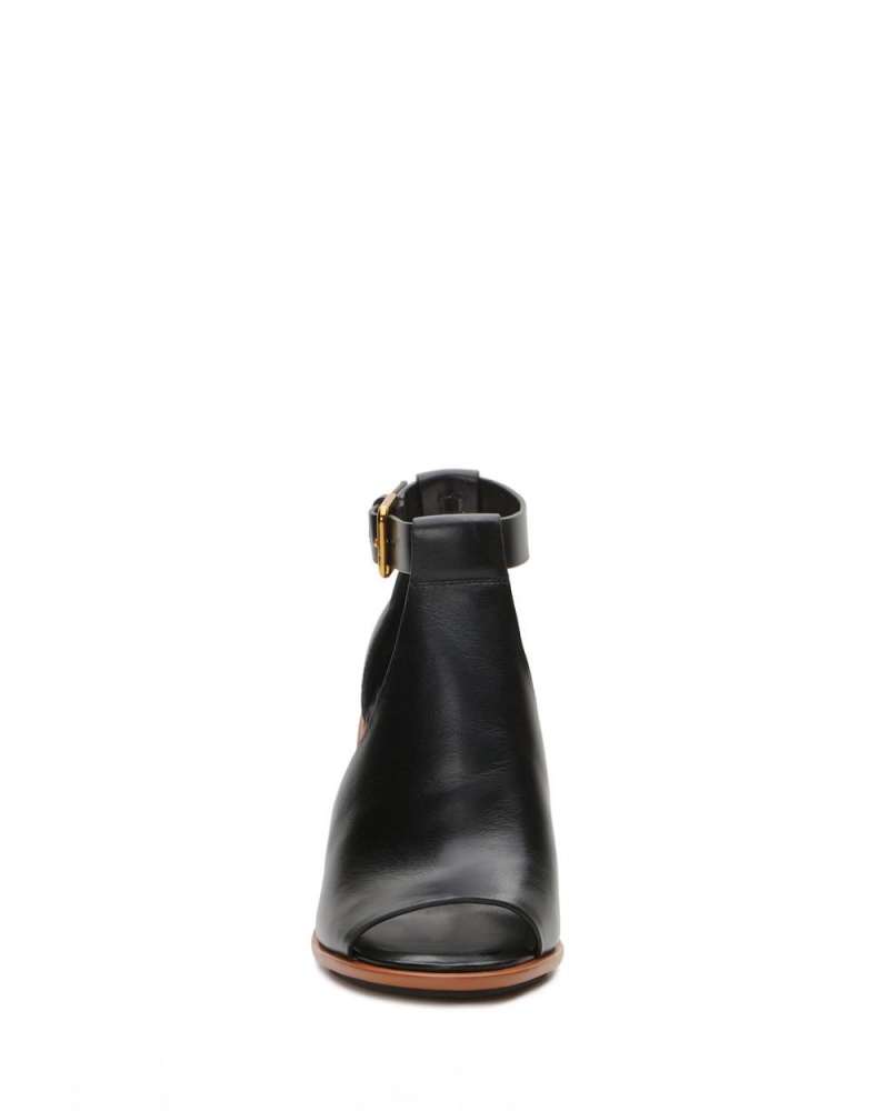Vince Camuto Frasper Peep Spicou Shootie Sandale Damske Čierne | HBFT-23569