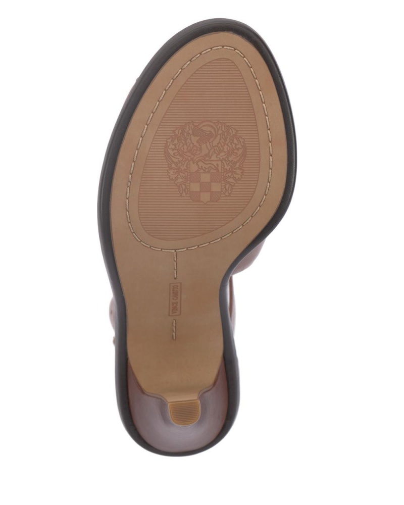 Vince Camuto Frasper Peep Spicou Shootie Podpätky Damske Hnede | WQXU-62798