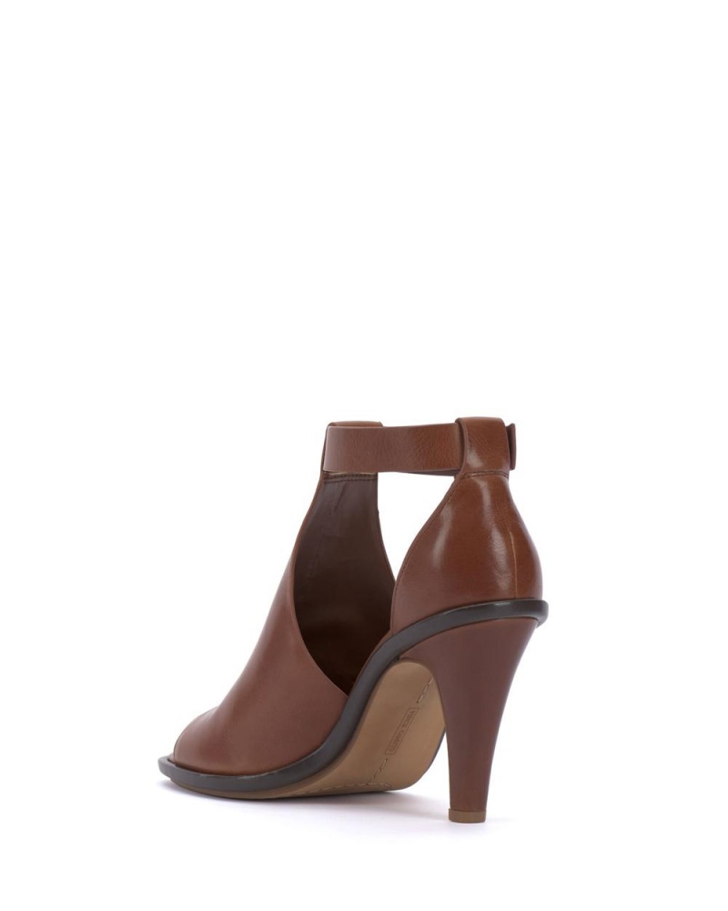 Vince Camuto Frasper Peep Spicou Shootie Podpätky Damske Hnede | WQXU-62798