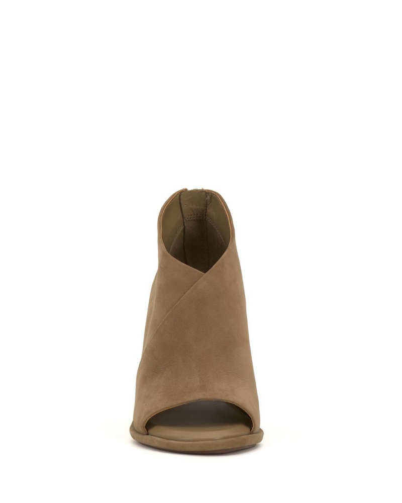 Vince Camuto Frisnell Peep-Spicou Kotnikove Topanky Damske Hnede | MLTQ-85632