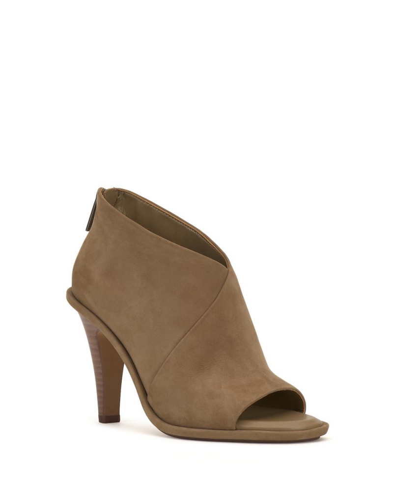 Vince Camuto Frisnell Peep-Spicou Kotnikove Topanky Damske Hnede | MLTQ-85632