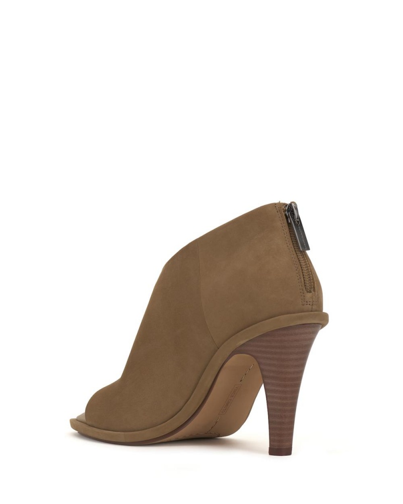 Vince Camuto Frisnell Peep-Spicou Kotnikove Topanky Damske Hnede | MLTQ-85632