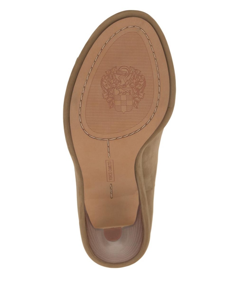 Vince Camuto Frisnell Peep-Spicou Kotnikove Topanky Damske Hnede | MLTQ-85632