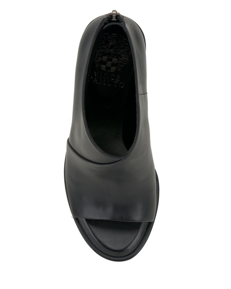 Vince Camuto Frisnell Peep-Spicou Podpätky Damske Čierne | YCDQ-27834