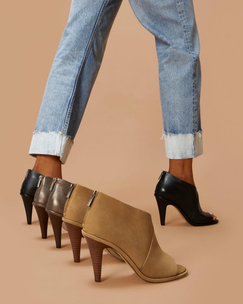 Vince Camuto Frisnell Peep-Spicou Podpätky Damske Hnede | NTZX-98714