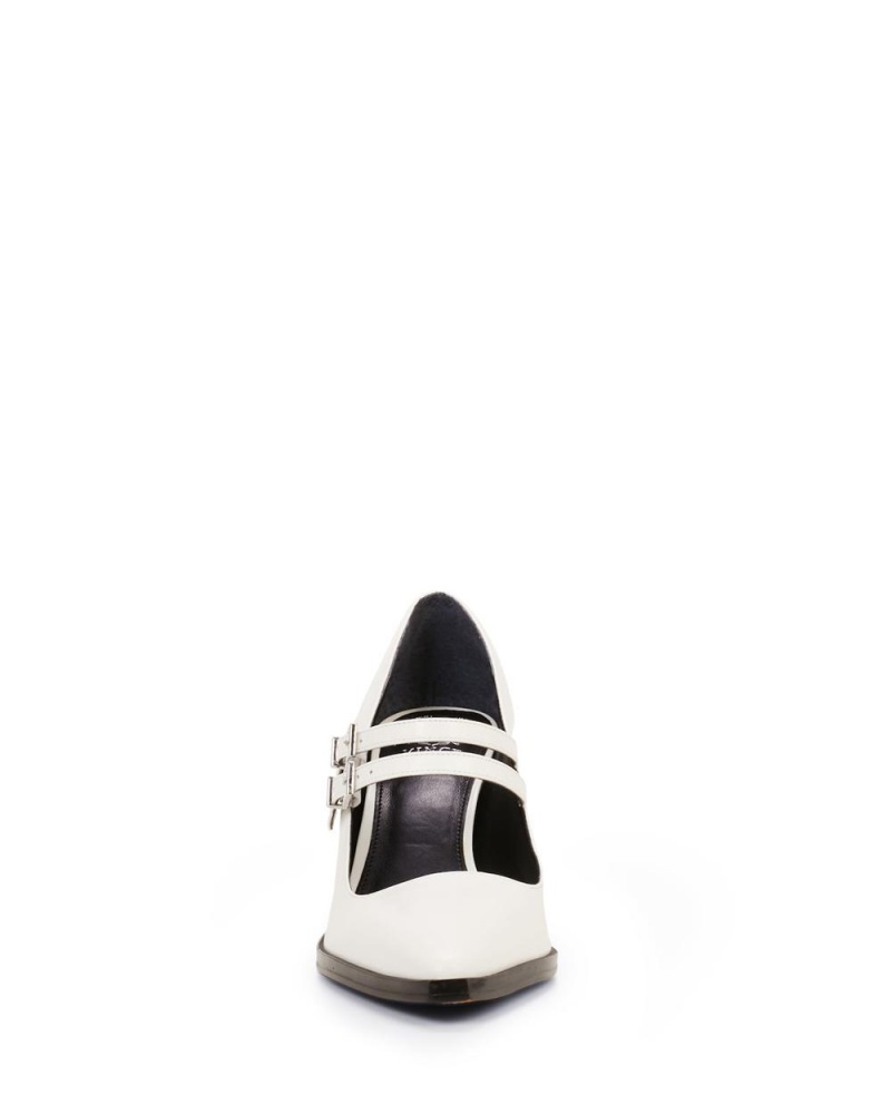 Vince Camuto Gessyca Podpätky Damske Krém Biele | UXSV-14927
