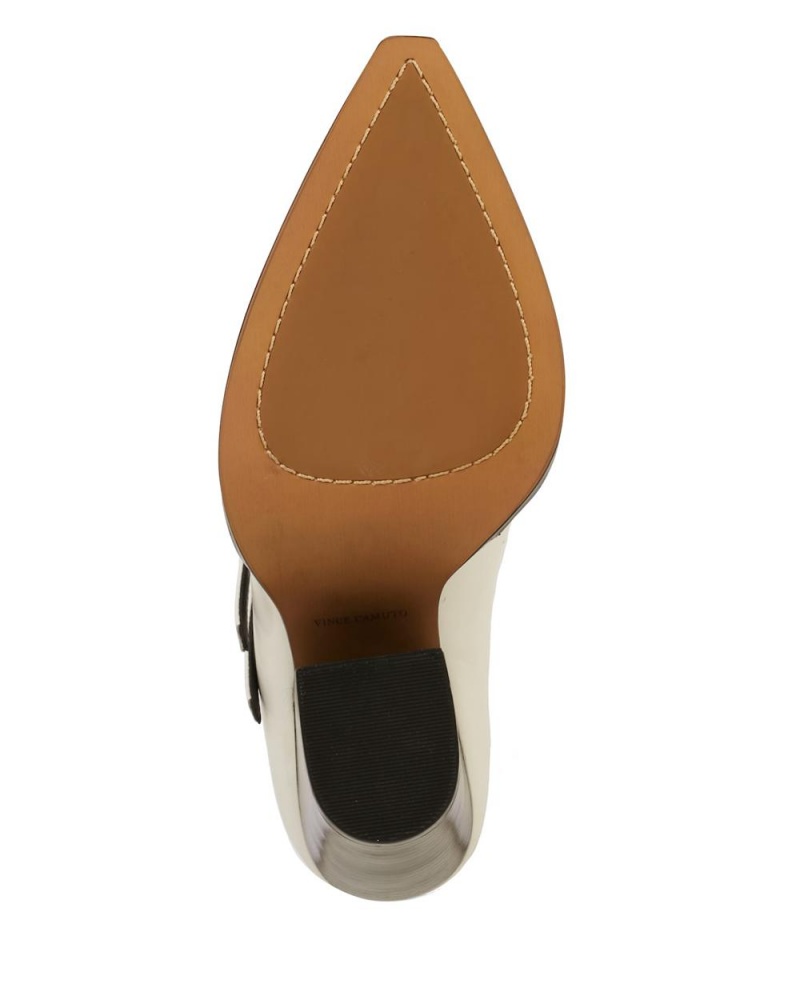 Vince Camuto Gessyca Podpätky Damske Krém Biele | UXSV-14927