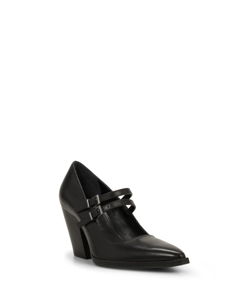 Vince Camuto Gessyca Podpätky Damske Čierne | USNM-18235