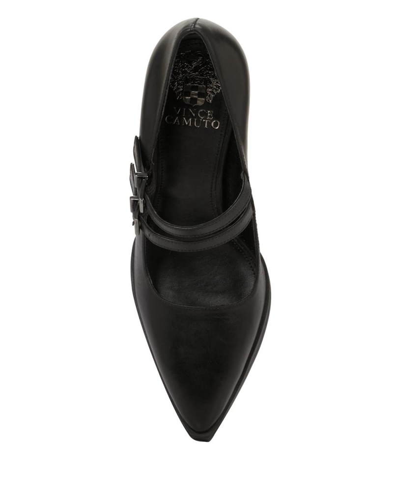 Vince Camuto Gessyca Podpätky Damske Čierne | USNM-18235