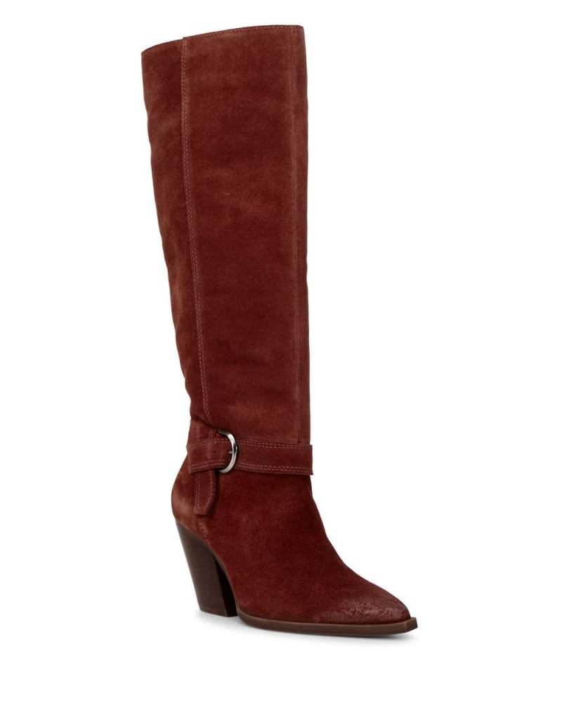 Vince Camuto Grathlyn Vysoke Cizmy Damske Bordove | YNJA-31684