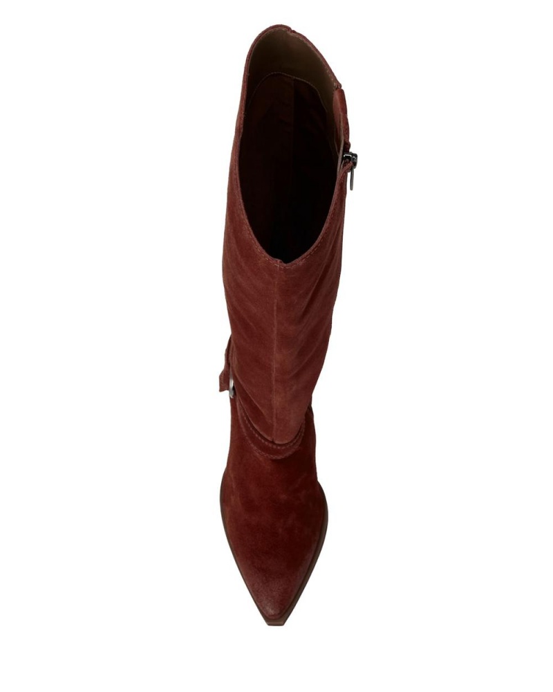Vince Camuto Grathlyn Vysoke Cizmy Damske Bordove | YNJA-31684