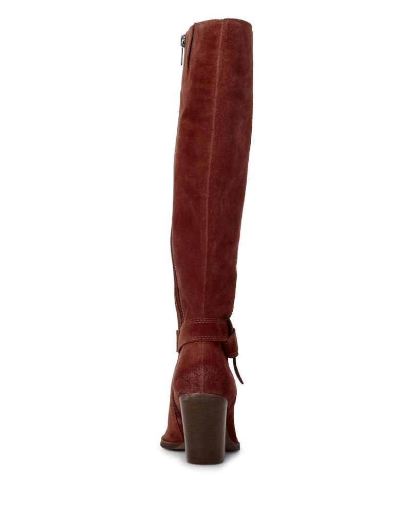 Vince Camuto Grathlyn Vysoke Cizmy Damske Bordove | YNJA-31684