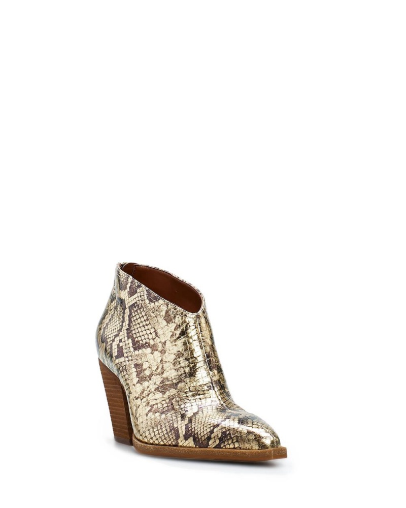 Vince Camuto Grishell Kotnikove Topanky Damske Zlate Had | IWJA-96152
