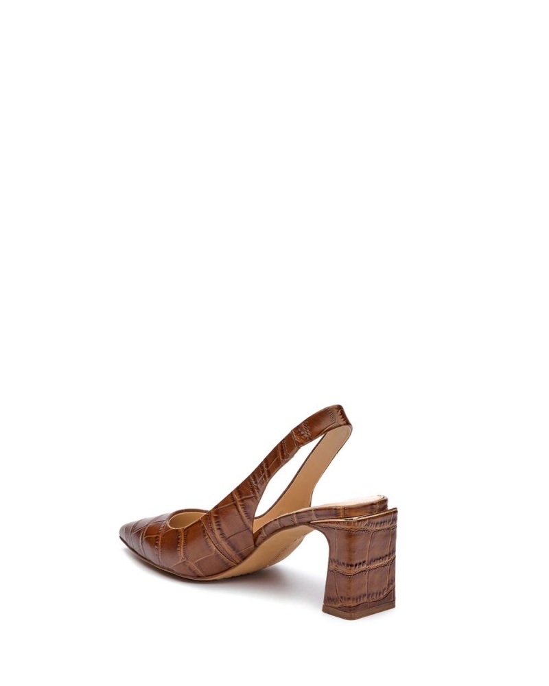 Vince Camuto Hamden Slingback Podpätky Damske Hnede | MIXY-02539